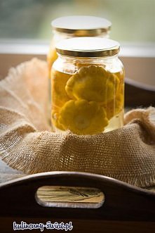 Przetwory na zime :Patisony w zalewie