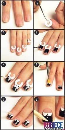 Kołnierzykowy manicure ;)