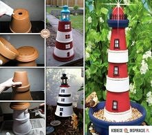 mini latarnia z doniczek