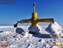 zatoka Gdańska skuta lodem