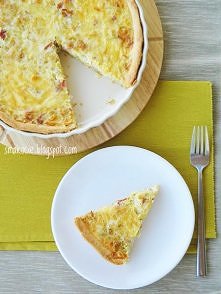 Pomysł na obiad: tarta z porem i boczkiem