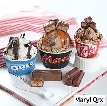 lody/ice cream oreo kit-kat snickers