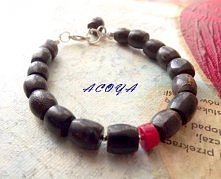 bransoletka z koralem