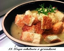 Rozgrzewająca zupa cebulowa...