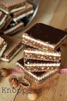 SKŁADNIKI:

Masa mleczna:

1/4 szklanki mleka
4 łyżki cukru
175 g miękkiego masła
1 (szklanka 200ml kopiasta) szklanka mleka w proszku

Masa czekoladowa:

100 g masła
160 g nute...