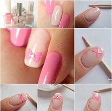 Jak zrobić kokardkę na paznokciach  :)