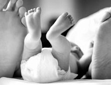 stopki dziecka i rodziców