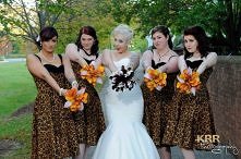 pin up leopard print wedding