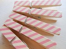 klamerki w paseczki