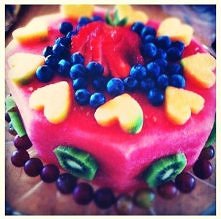 Arbuzowy tort na zdrowie