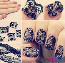 koronkowe paznokcie