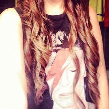 ulubiona koszulka i włosy :D