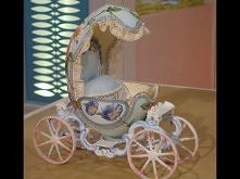 Decoupage con volumen - Carrito de niña - Vanesa Pena
