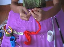How to make stocking flower (butterfly) by 

jak nazywa sie ten material z czego to jest zrobione?