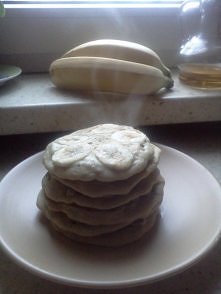 zdrowe placuszki bananowe