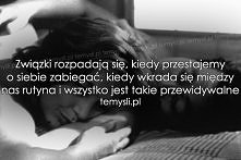 Związki rozpadają się,kiedy...