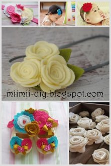 Wszystko o robieniu kwiatów z filcu.