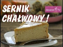 Sernik Chałwowy przepis Walentynkowy od Deserek.TV