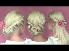 Romantic updo hairstyles for medium long hair hair tutorial