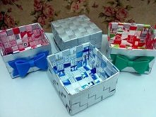 Cesta com caixa de leite - Artesanato - Reciclagem - Passo a passo - Tutorial - Diy