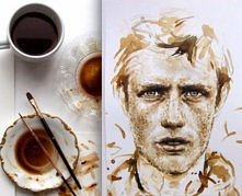 Kawa czyni cuda. Od dzisiaj używamy jej również do tworzenia sztuki :)