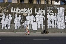 Mural upamiętniający Lubelski Lipiec. To właśnie TU tkwią korzenie Solidarności.