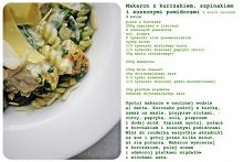 makaron ze szpinakiem i kur...