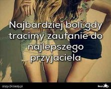 Najbardziej boli gdy tracimy...