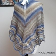 Chusta wełniana cieniowana