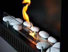 Biokominek :) śliczny płomień