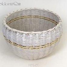 Papierowa wiklina :) kosze