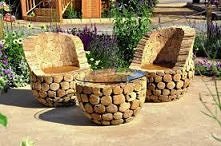 Drewno w ogrodzie :)