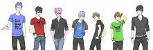 #Mordecai #Marshal Lee #Bubblegum #Jack Frost # Hiccup #Rigby