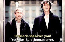 Sherlock, she loves you!