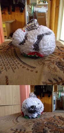 króliczek z wstażki