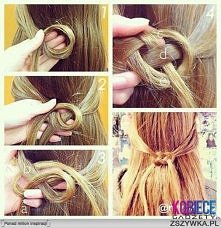 śliczna plecionka z włosów