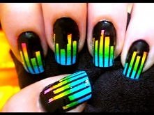 MALOWANIE PAZNOKCI - 

Unhas Equalizador de Musica - Nail Art
