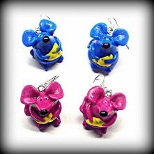 kolczyki myszki modne w każdym wieku- zapraszam :)