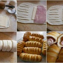 Bułeczki z szynką i serem