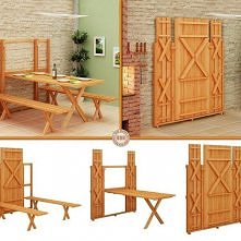 składany zestaw ogrodowy