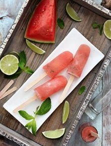 Watermelon Mojito Popsicles