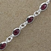 Srebrna kolorowa bransoletka