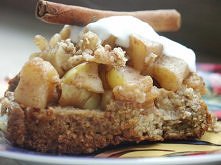 jabłecznik bez mąki, bez masła