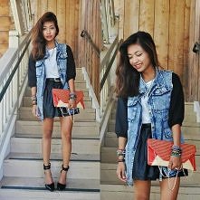 kurtka skórzane rękawy