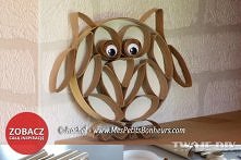 Sowa z rolek