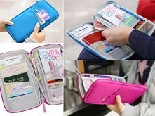 Organizer podróży, na dokumenty i bilety