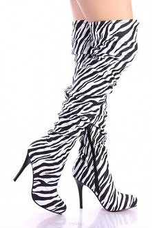 StyleUp - Kozaki zebra śliczne