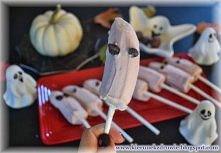 Halloween - bananowe duszki - zdrowe smakołyki dla dzieci i nie tylko:-)