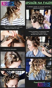 loczki zawijane na palcu :D