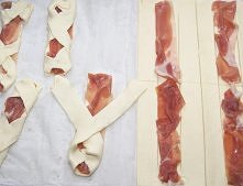 Warkoczyki z szynką